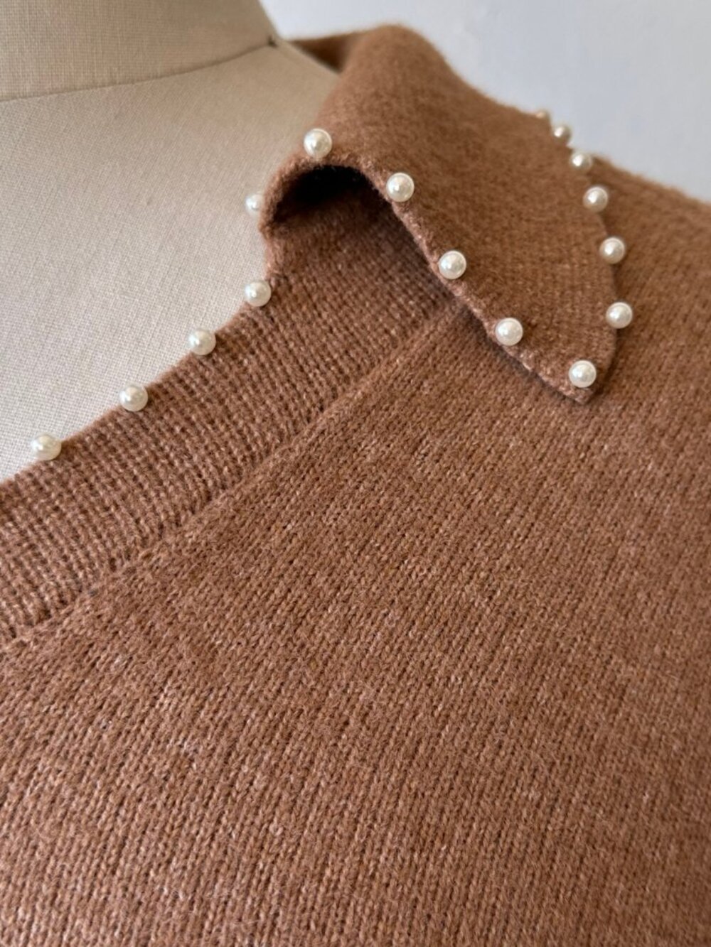 NWT Wit & Wisdom Bead Trim Sweater 1X - Picture 2 of 6